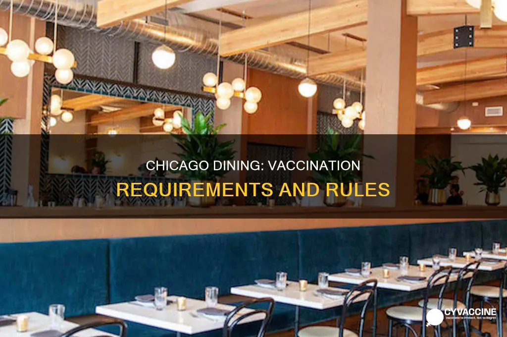 do you have to be vaccinated to dine in chicago