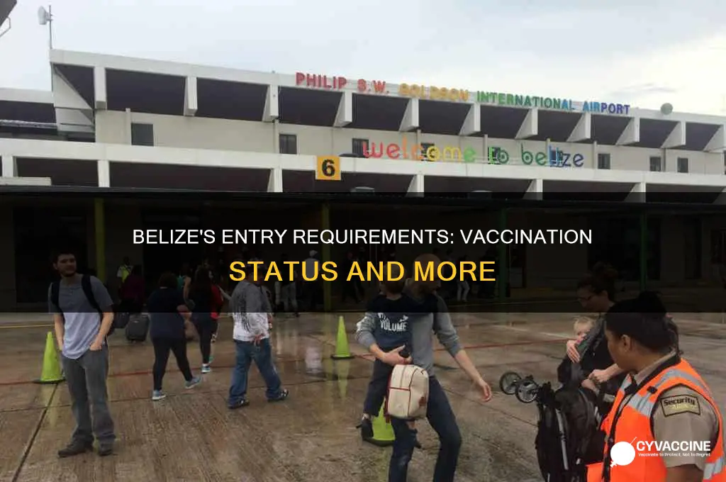 do you have to be vaccinated to enter belize