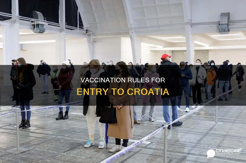 do you have to be vaccinated to enter croatia