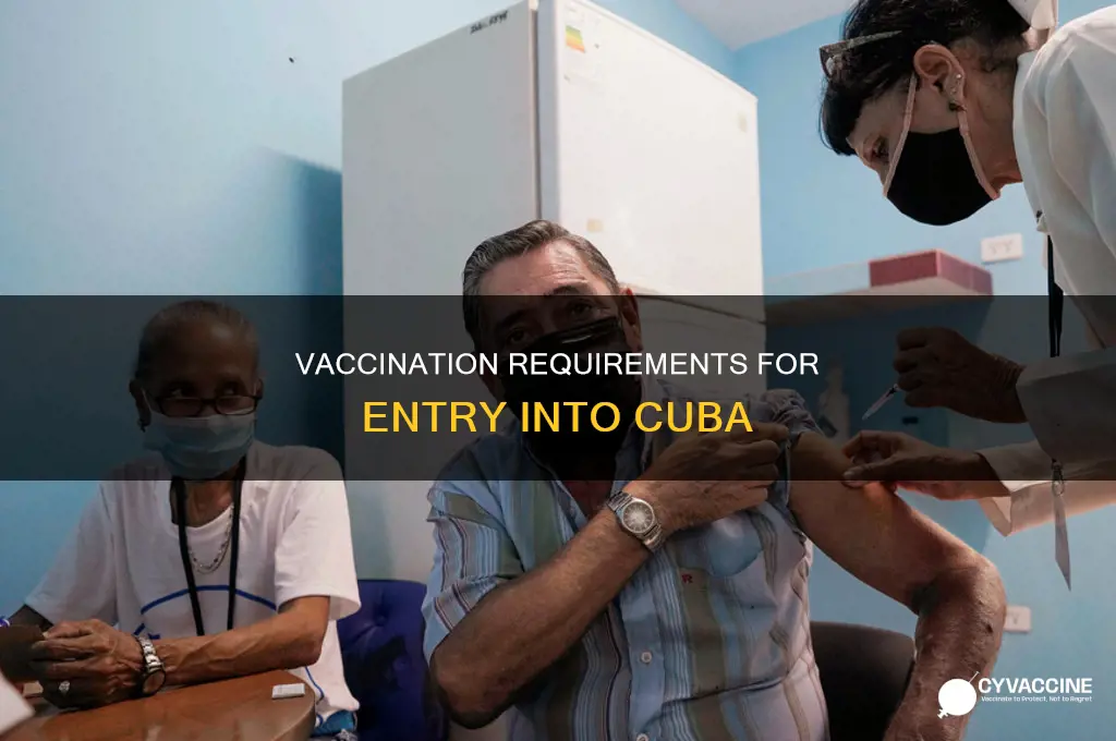 do you have to be vaccinated to enter cuba