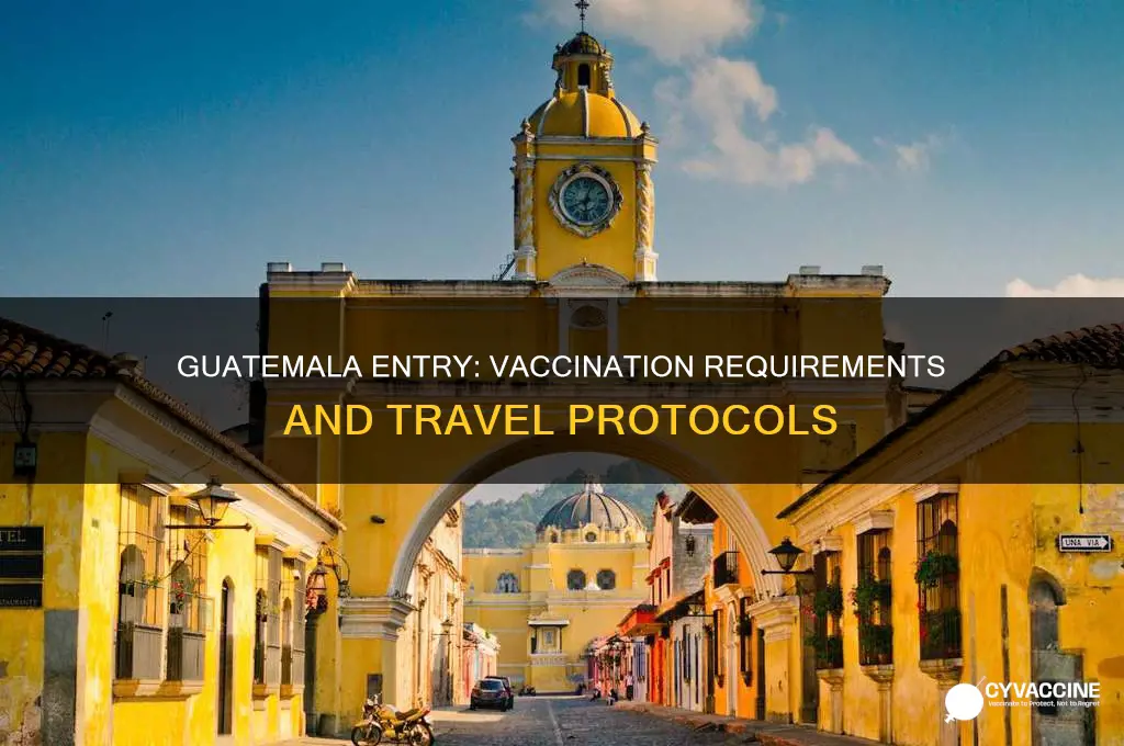 do you have to be vaccinated to enter guatemala