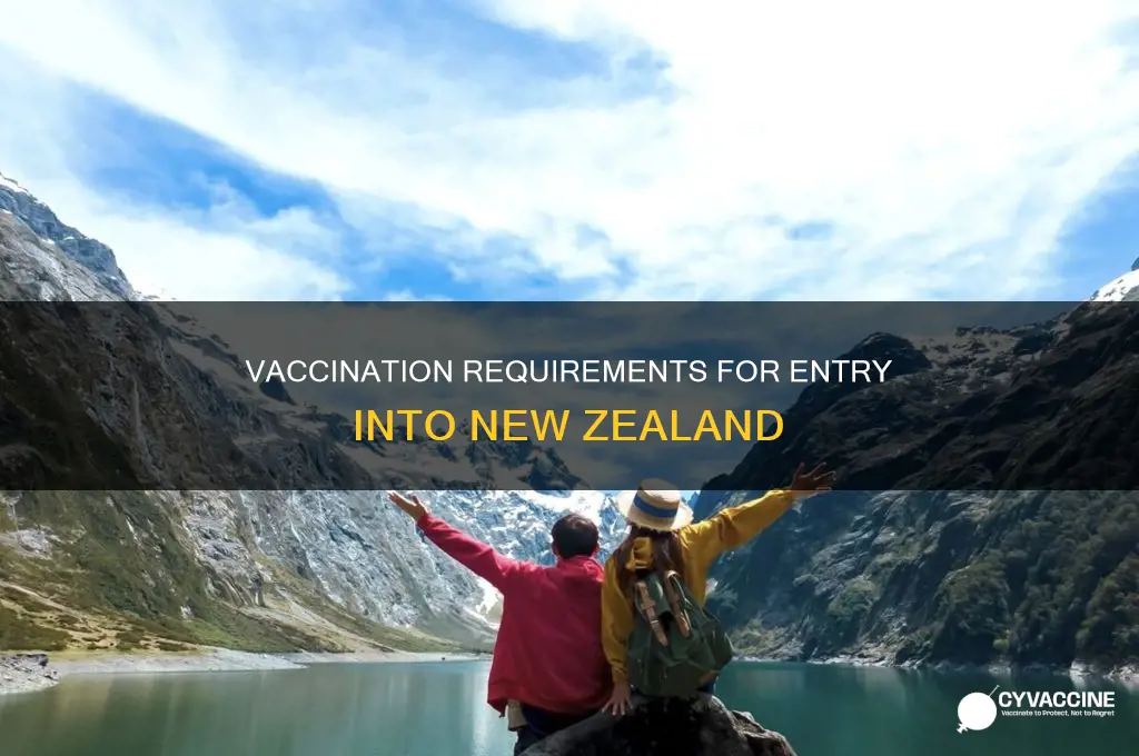 do you have to be vaccinated to enter new zealand