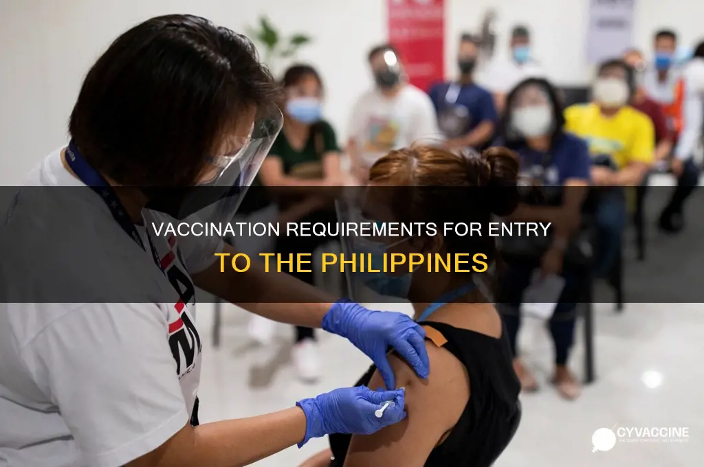 do you have to be vaccinated to enter philippines