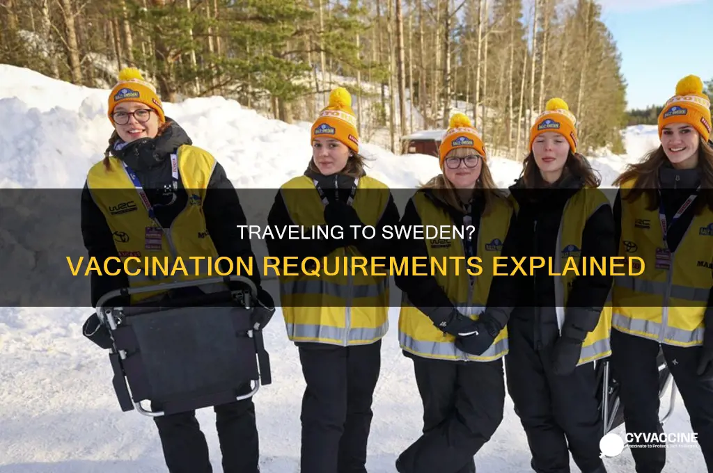 do you have to be vaccinated to enter sweden