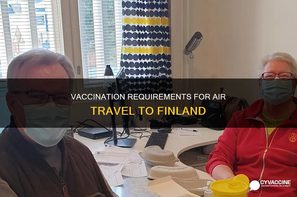 do you have to be vaccinated to fly to finland