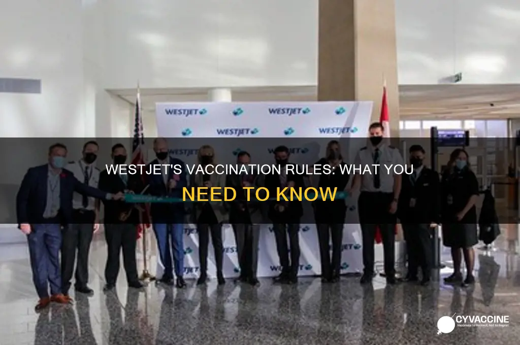 do you have to be vaccinated to fly westjet