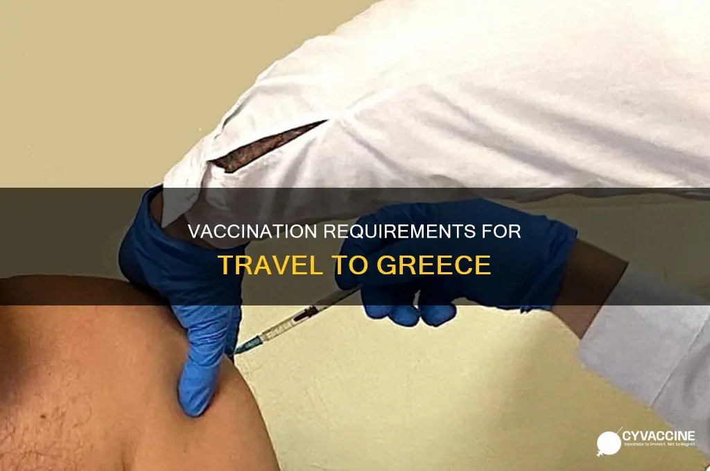 do you have to be vaccinated to greece
