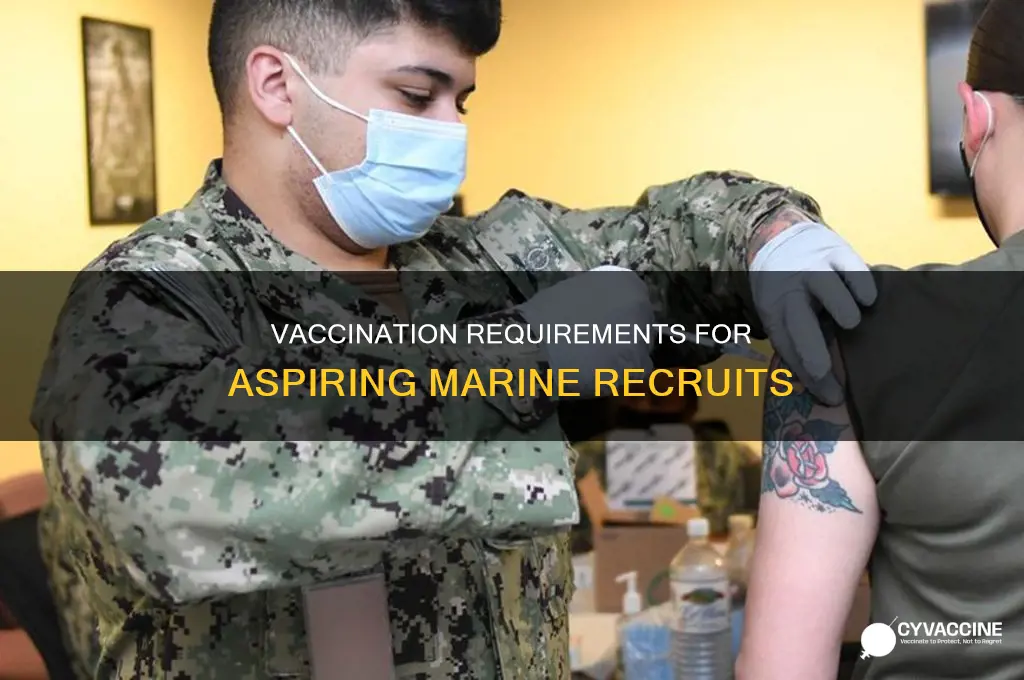 do you have to be vaccinated to join marines