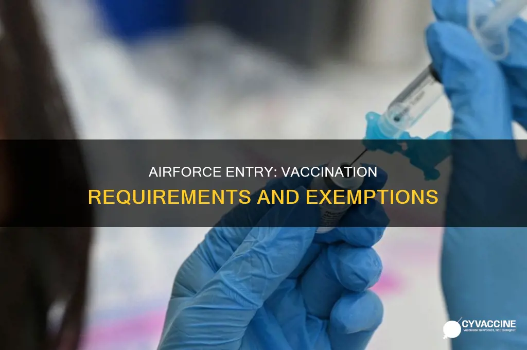 do you have to be vaccinated to join the airforce