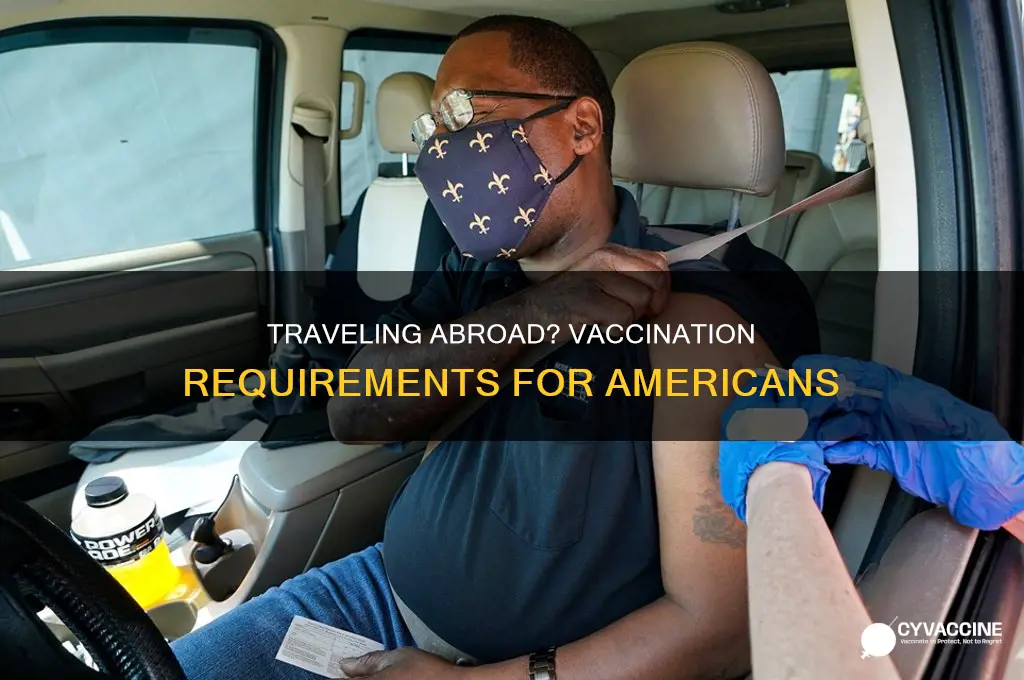 do you have to be vaccinated to leave america