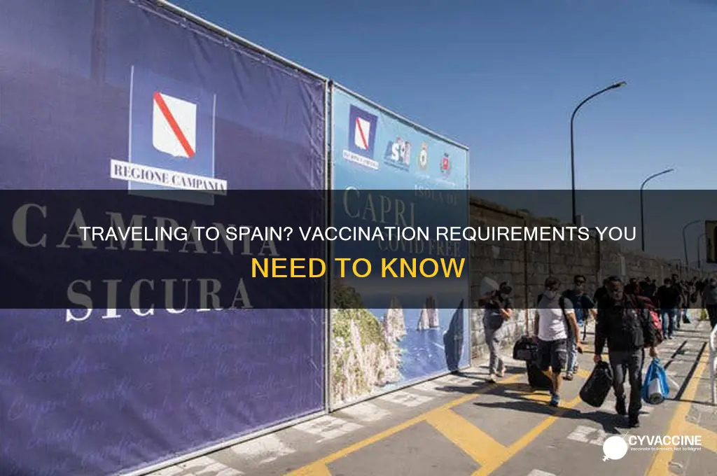 do you have to be vaccinated to spain