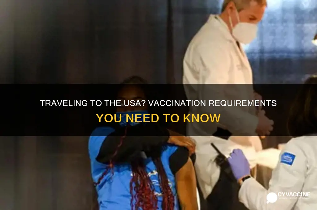do you have to be vaccinated to usa