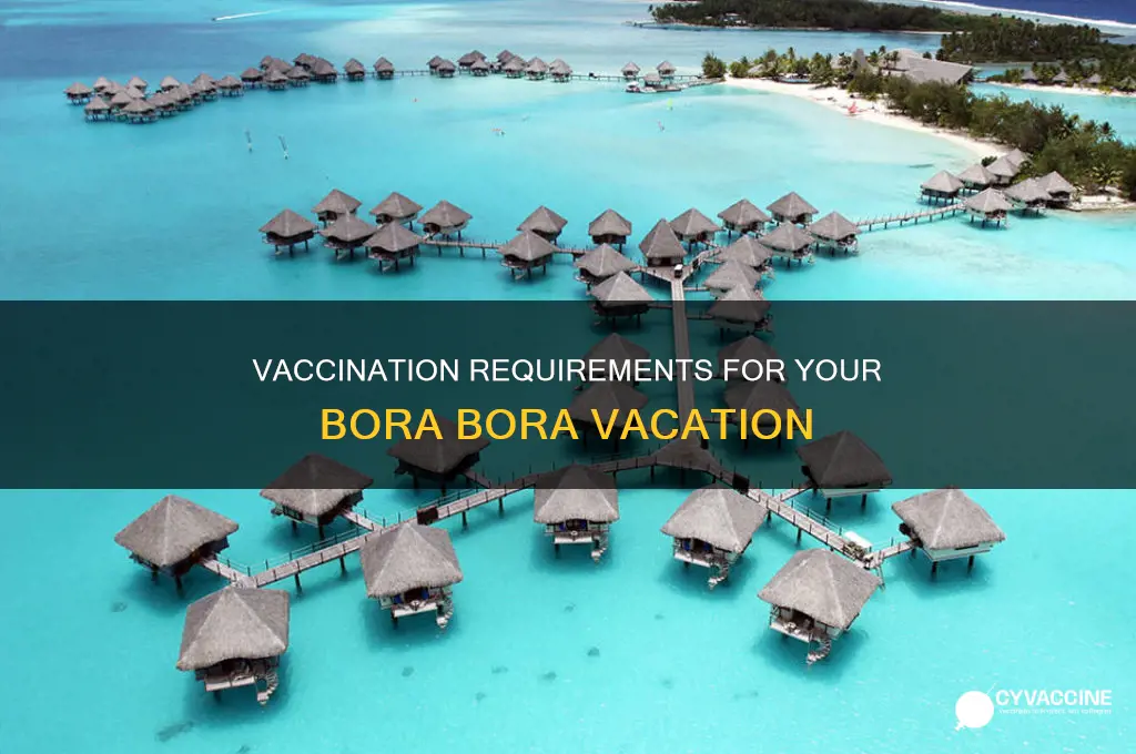 do you have to be vaccinated to visit bora bora