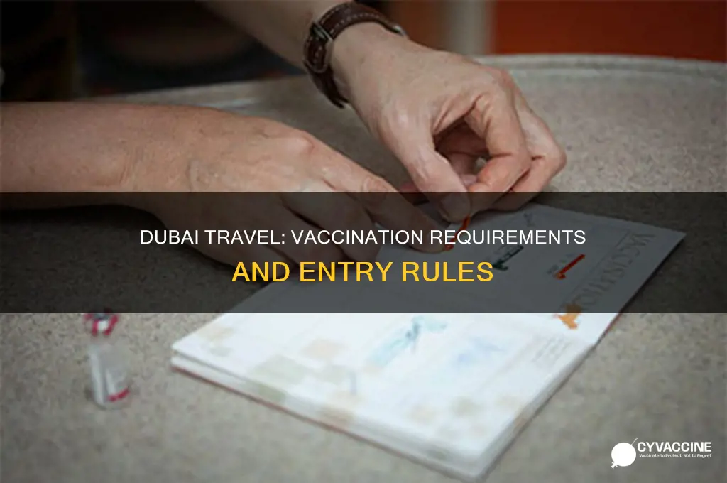 do you have to be vaccinated to visit dubai