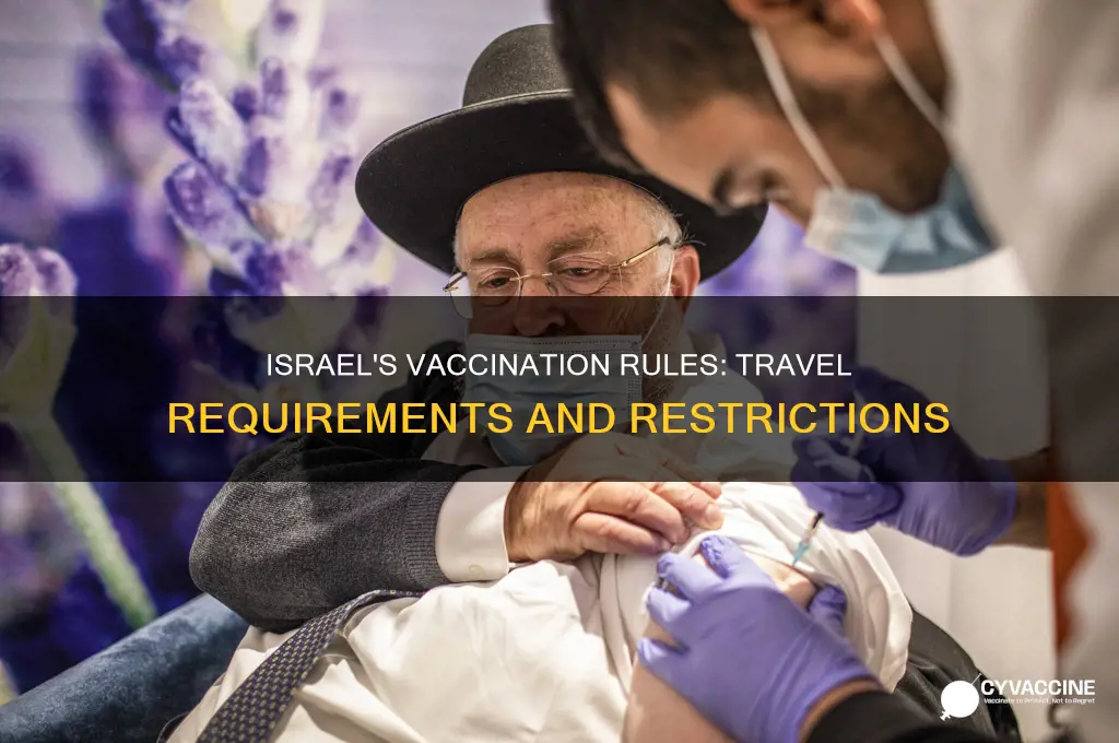 do you have to be vaccinated to visit israel