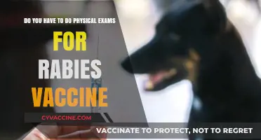 Rabies Vaccine: Physical Exam Requirements
