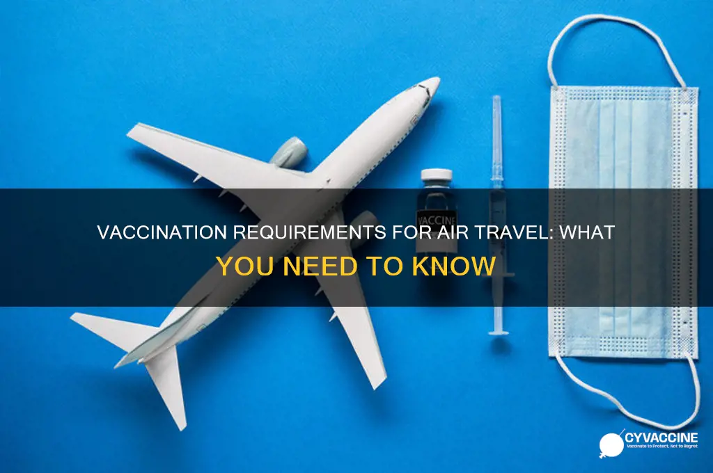 do you have to have been vaccinated to fly
