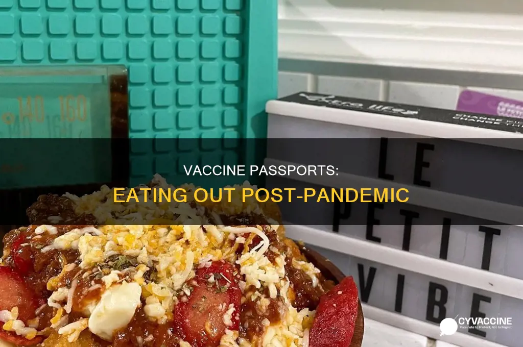 do you have to have both vaccines to eat out