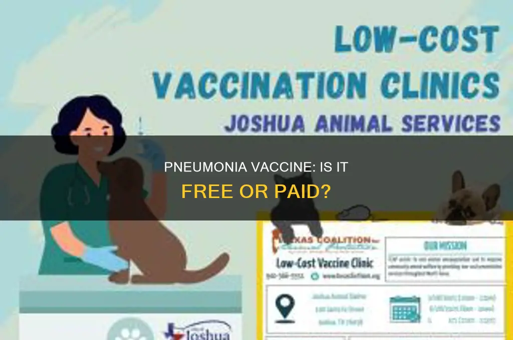 do you have to pay for pneumonia vaccine
