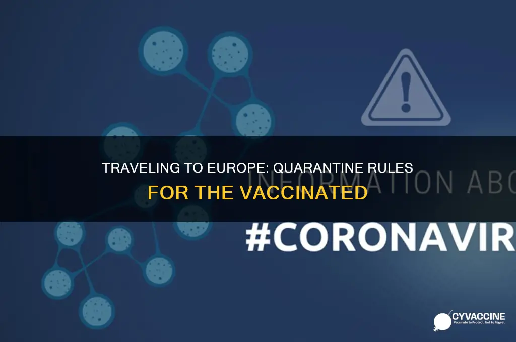 do you have to quarantine in europe if vaccinated