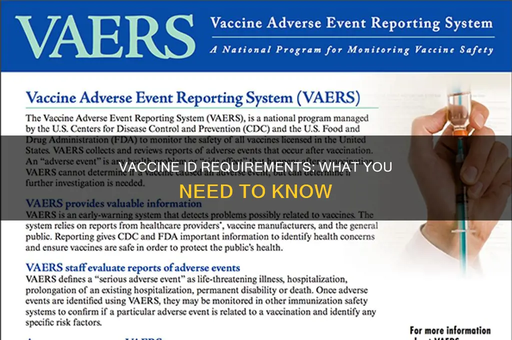 do you have to show id for vaccine