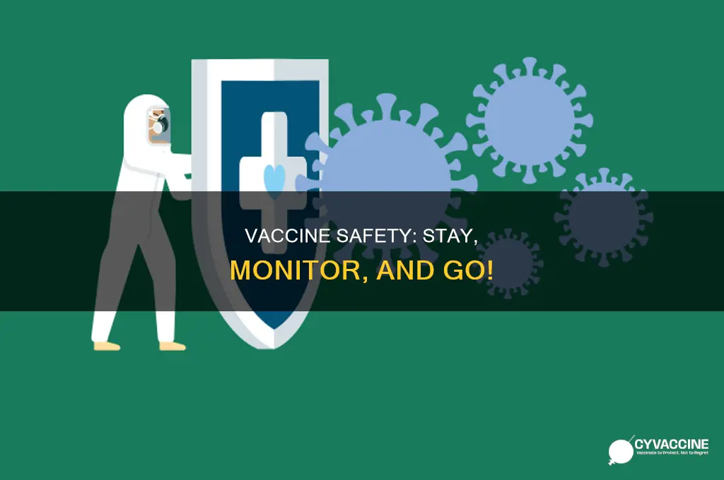 do you have to stay after your vaccine