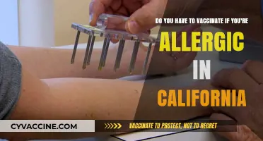 California's Vaccination Rules for the Allergy-Prone