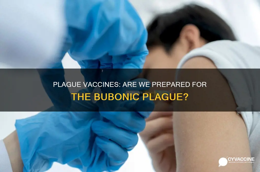 do you have vaccine for the bubonic plague