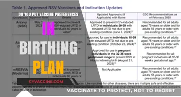 Vaccine Preferences: An Integral Part of Your Birthing Plan