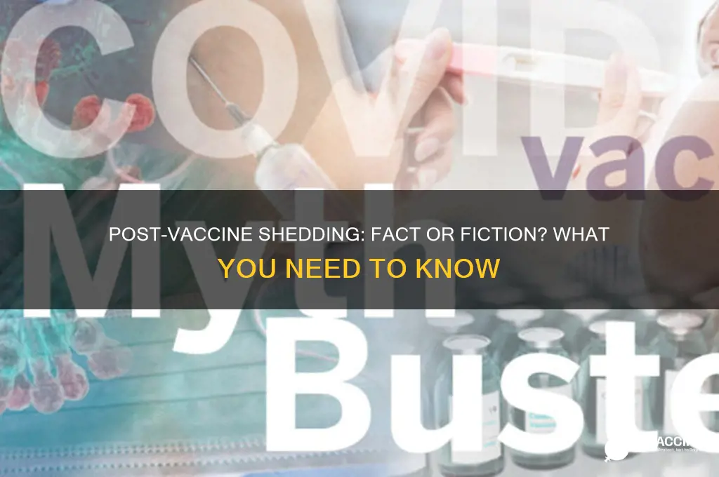 do you shed after a vaccine