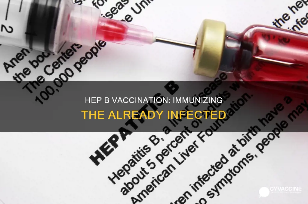 do you vaccinate a hep b patient against hep b