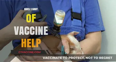 One Vaccine Shot: Partial Protection or Placebo Effect?