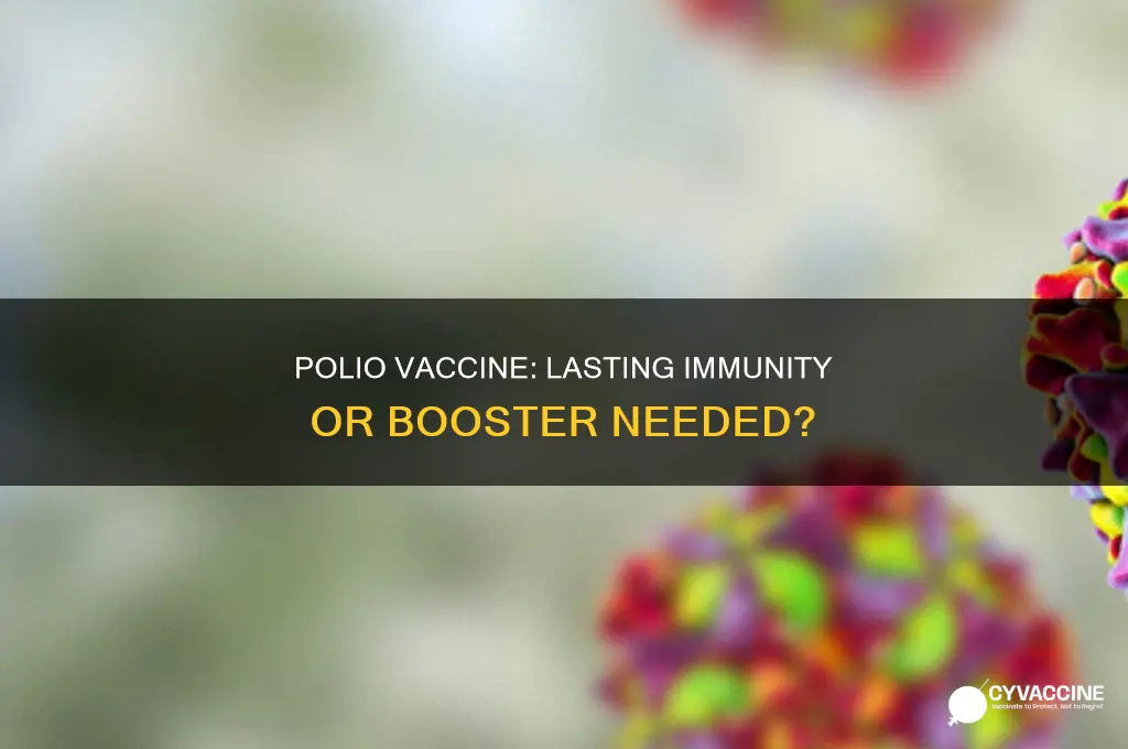 does a childhood polio vaccine last for life
