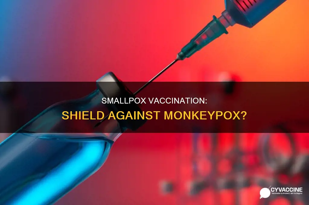 does a childhood smallpox vaccination protect against monkeypox