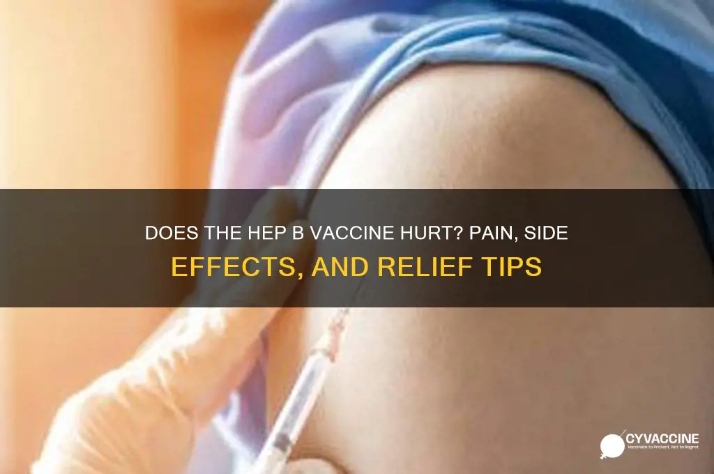 does a hep b vaccine hurt