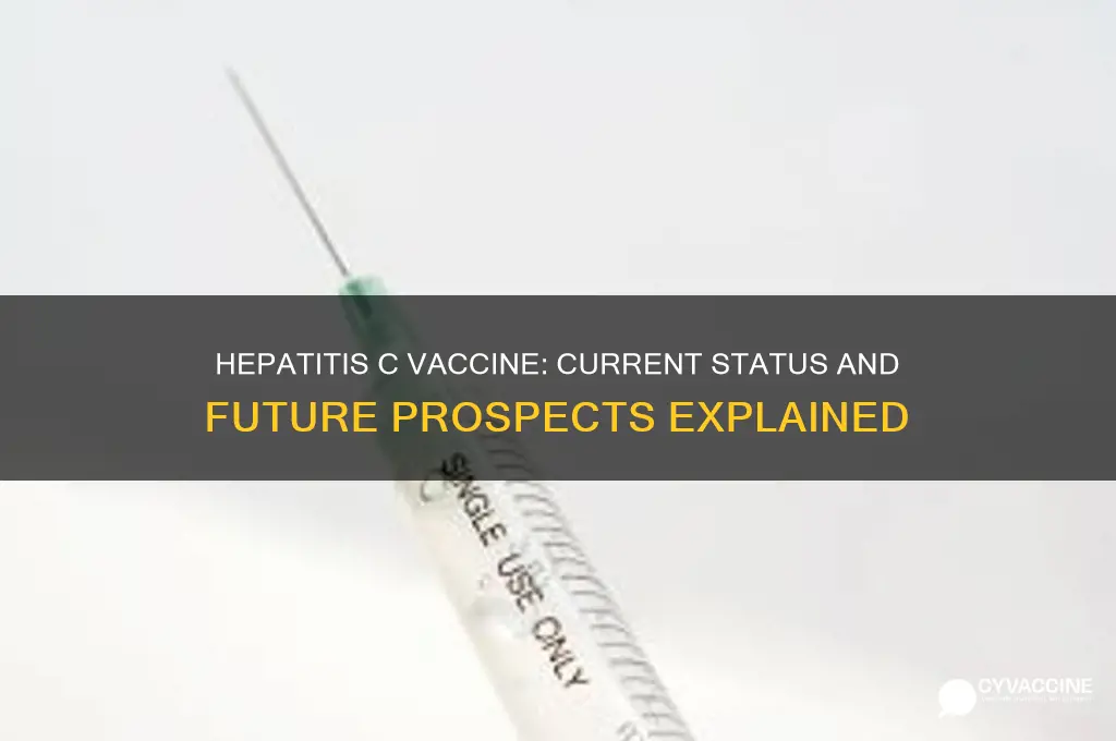 does a hep c vaccine exist