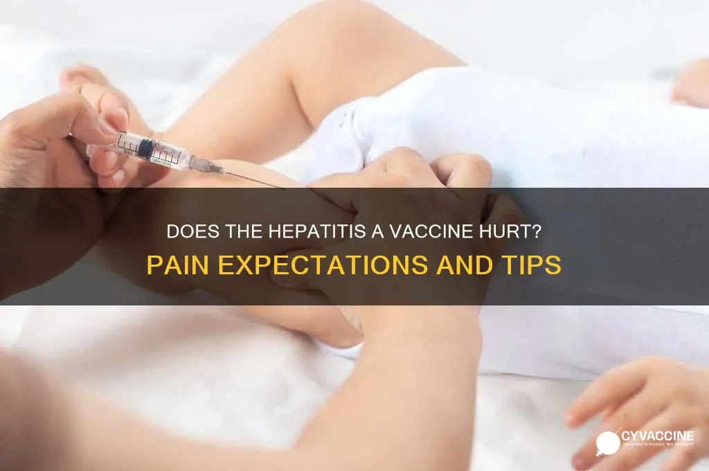 does a hepatitis a vaccine hurt