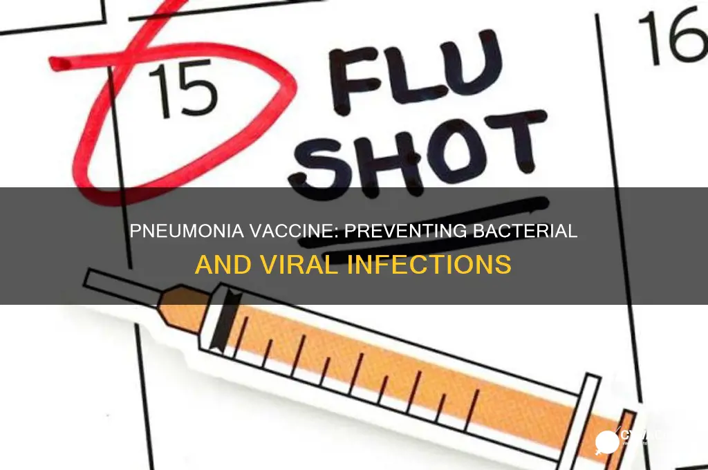 does a pneumonia vaccine help prevent bacterial or viral pneumonia