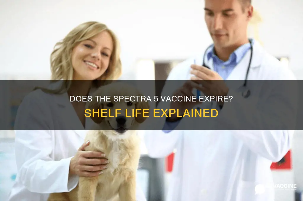 does a spectra 5 vaccine expire