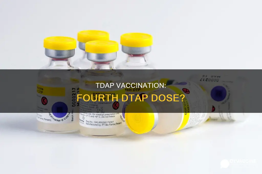 does a tdap vaccination count as fourth dtap