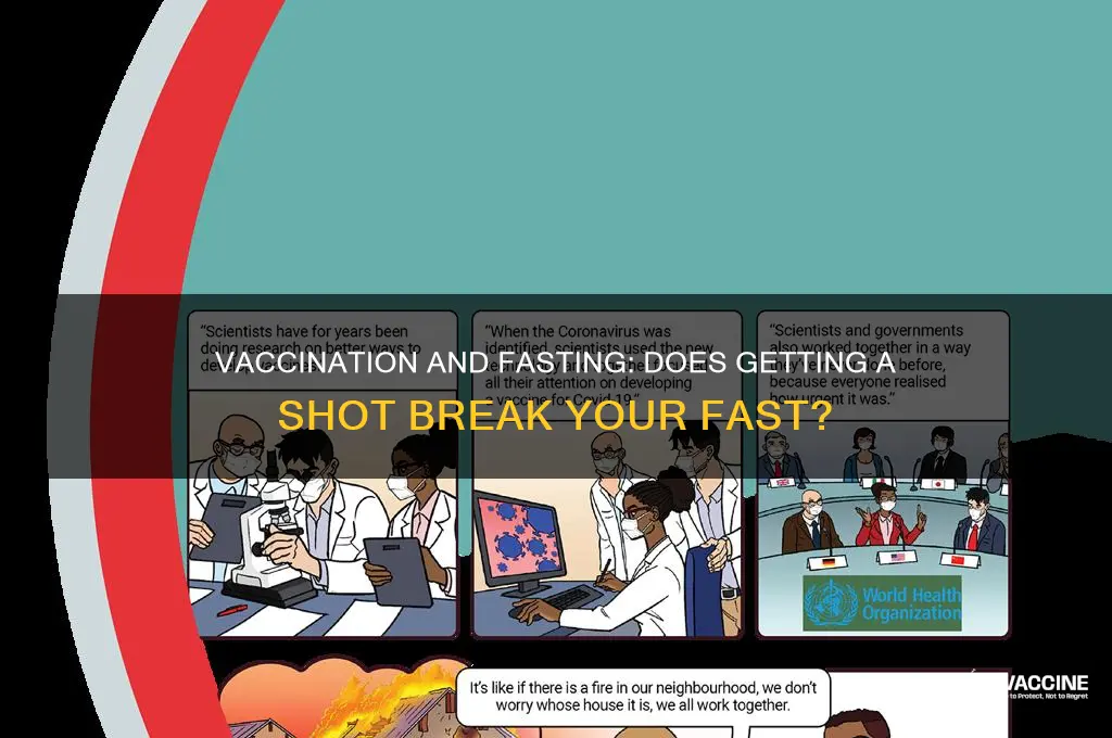 does a vaccination break your fast