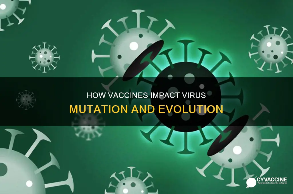 does a virus mutate in a vaccinated person