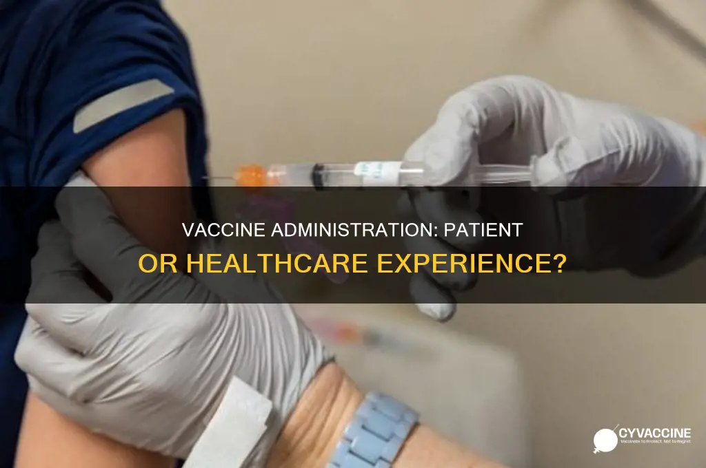 does administering vaccines count as patient or healthcare experience caspa