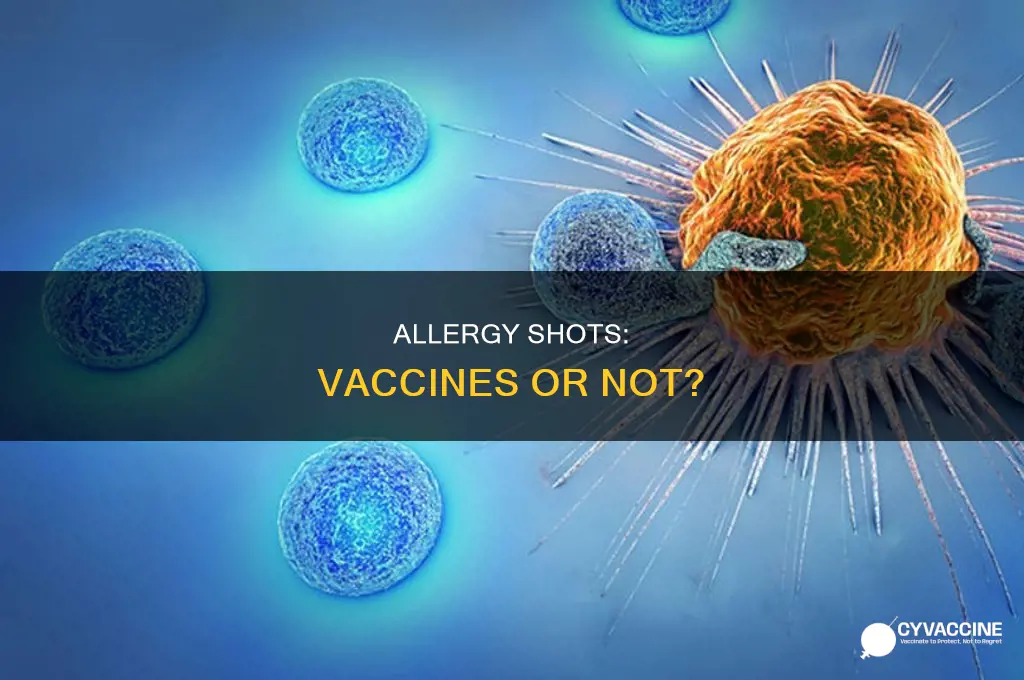 does an allergy shot count as a vaccine