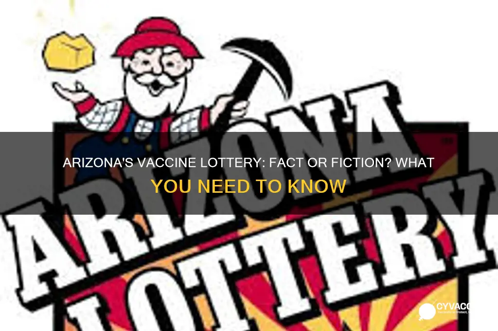 does arizona have a vaccine lottery