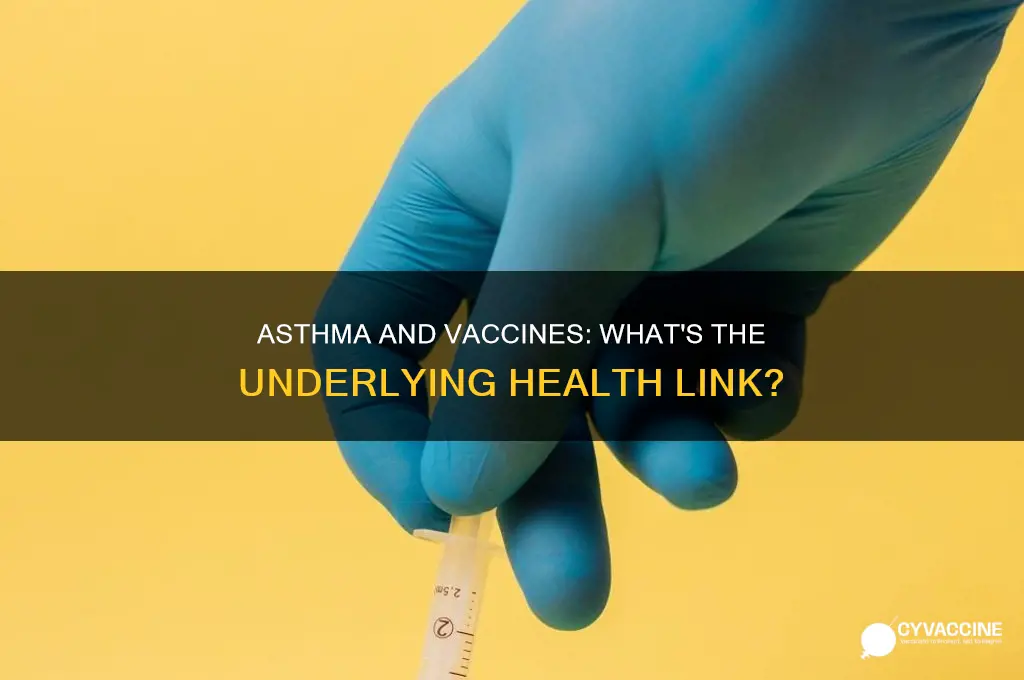 does asthma count as an underlying health condition for vaccine