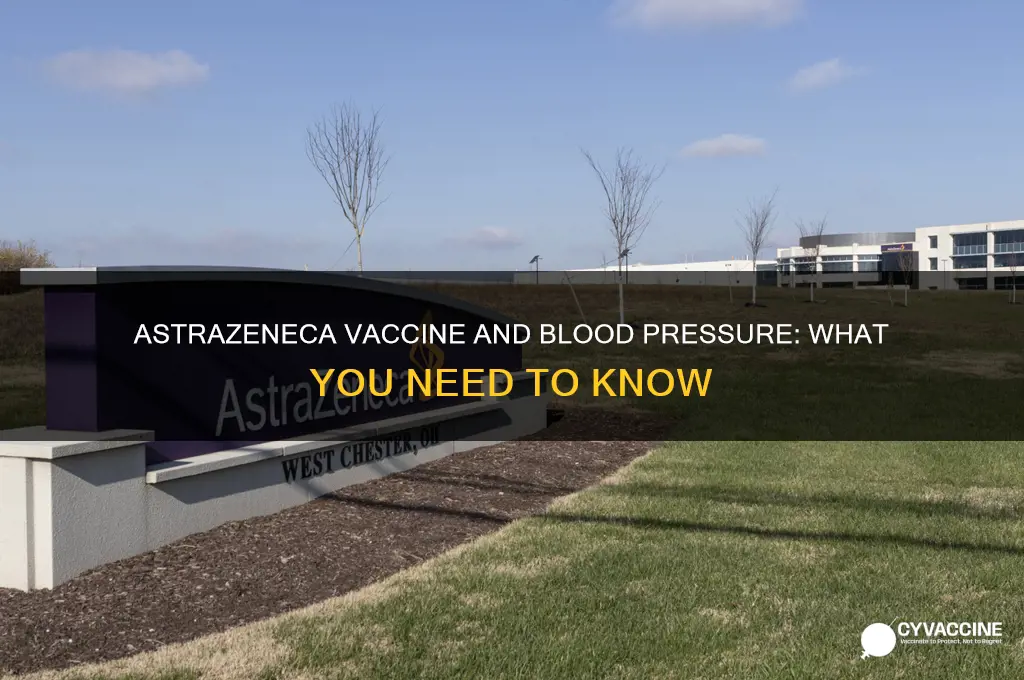 does astrazeneca vaccine affect blood pressure