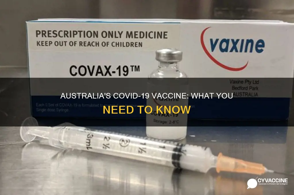 does australia have a vaccine for the coronavirus