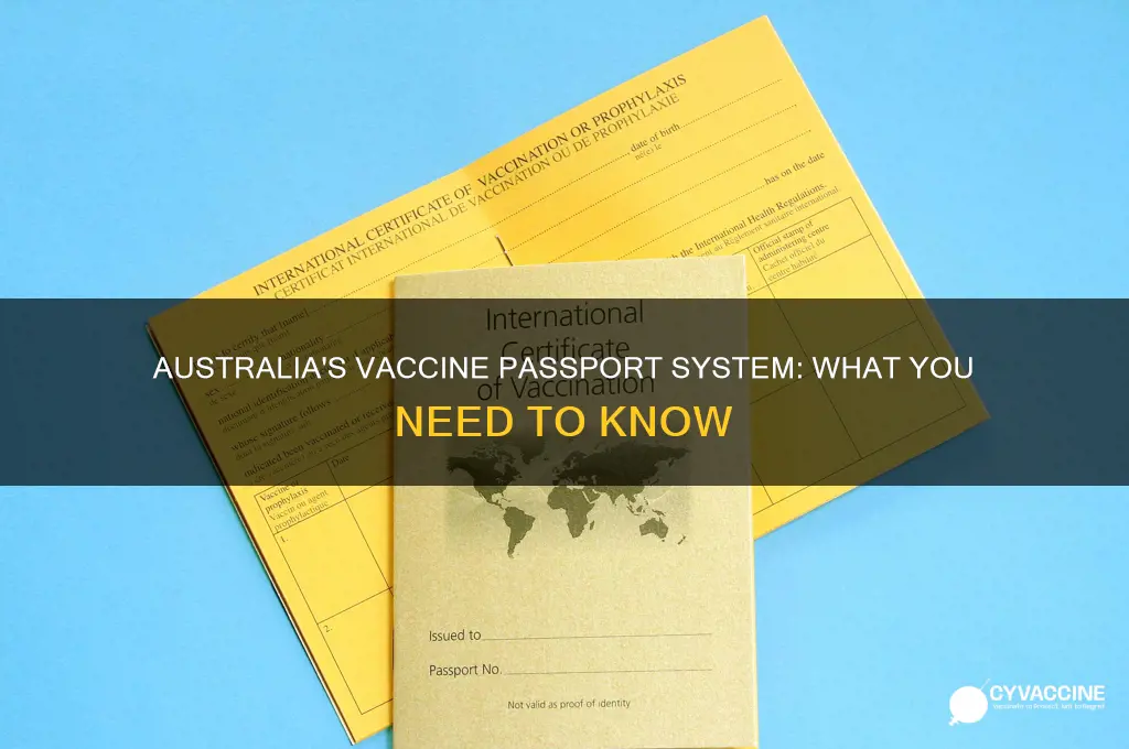 does australia have a vaccine passport