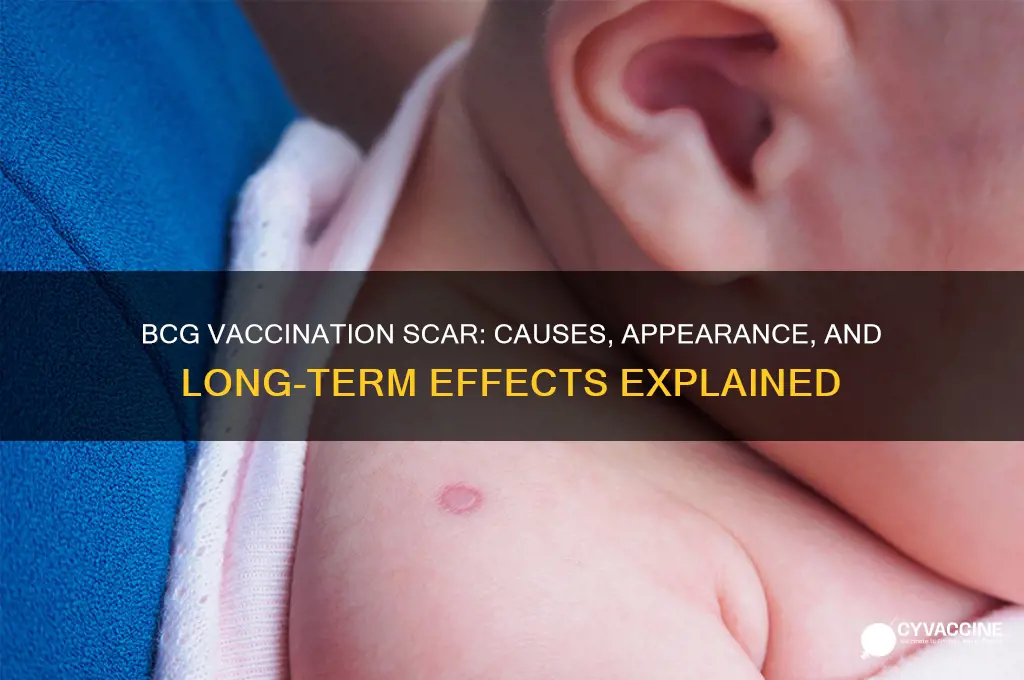 does bcg vaccination leave a scar